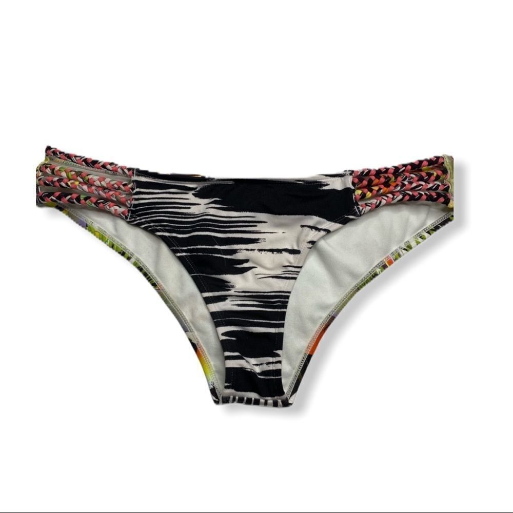 Bikini Bottom With Braided Trim